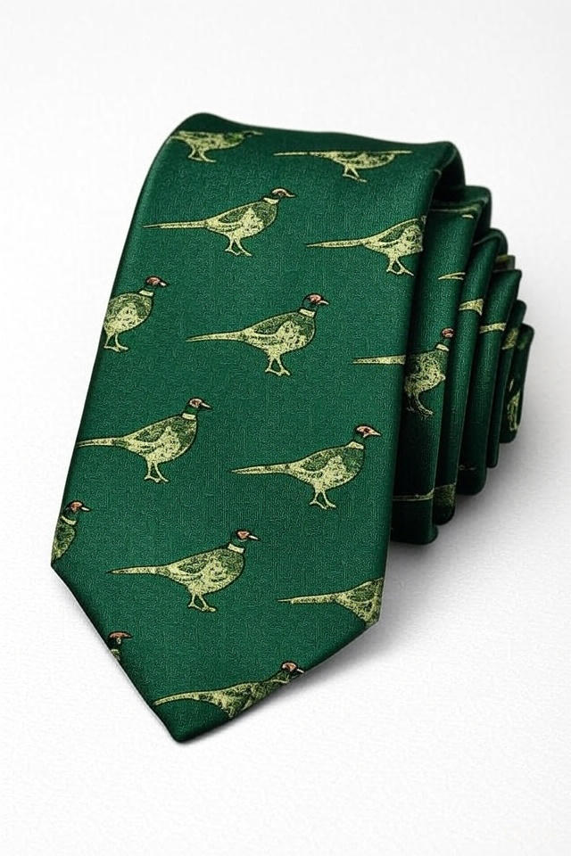 Green Pheasant Tie